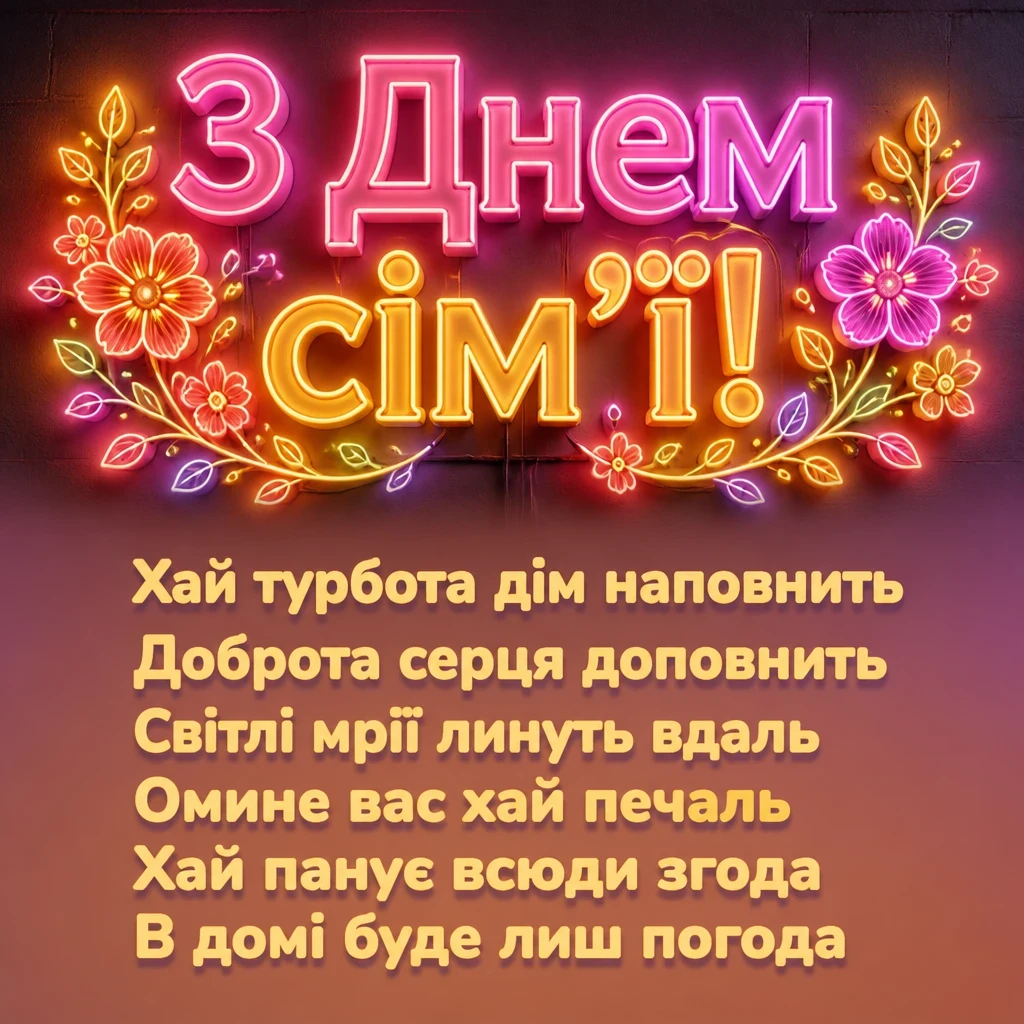 день сім'ї привітання день сім'ї привітання