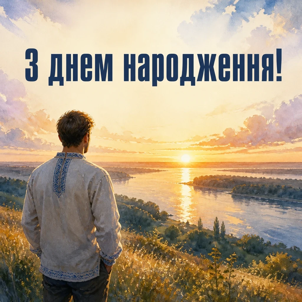 привітання з днем народження мужчині патріотичні