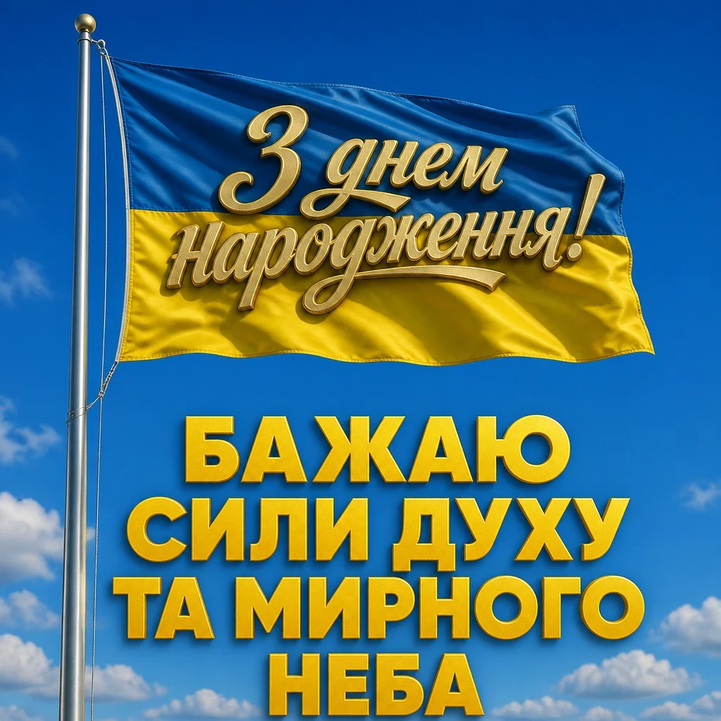 привітання з днем народження мужчині патріотичні