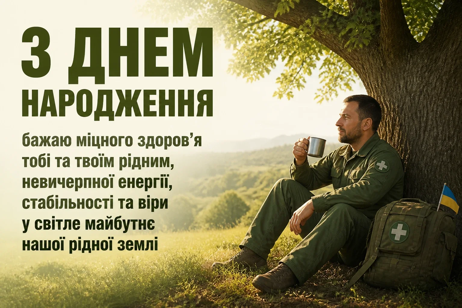 привітання з днем народження мужчині патріотичні