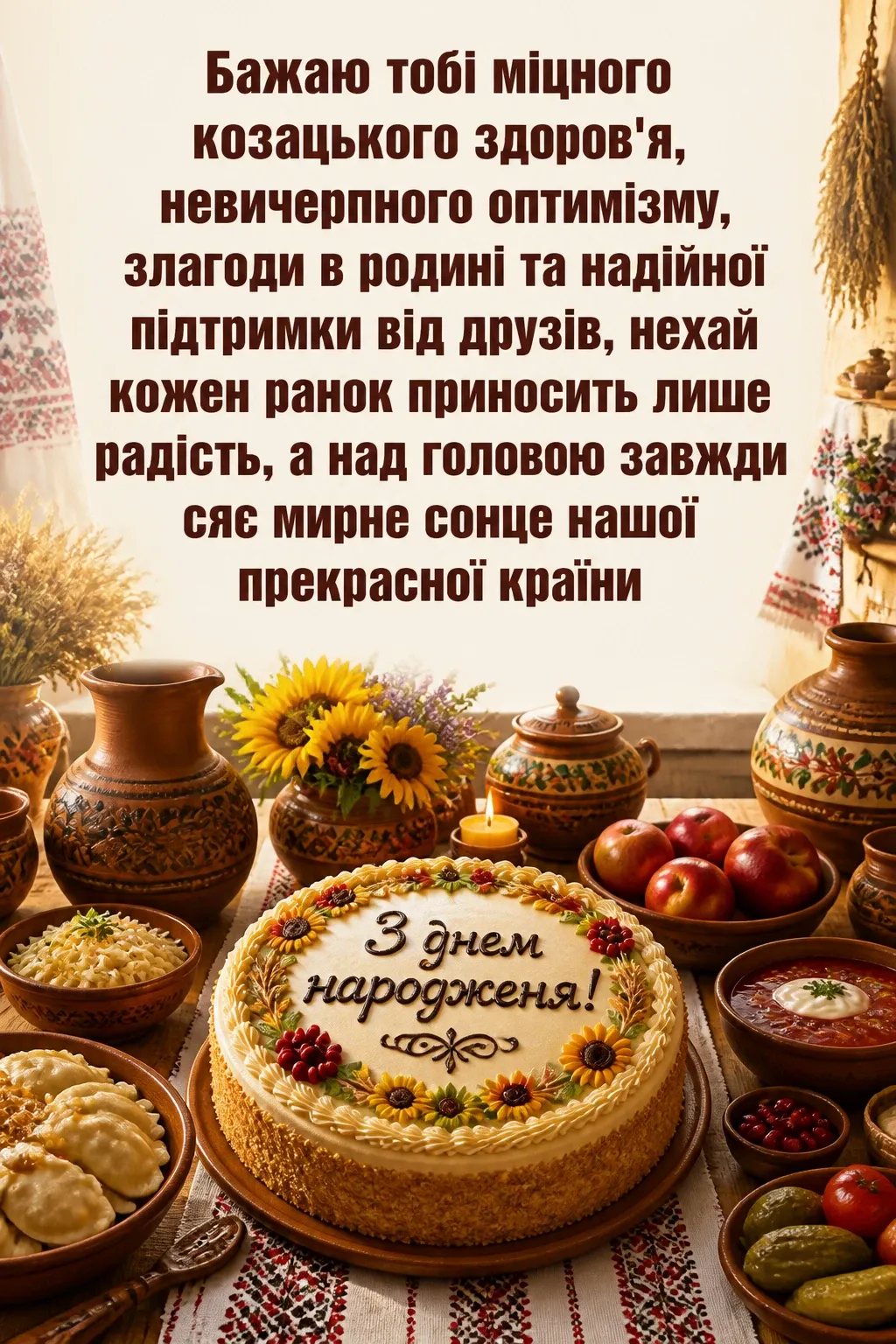 привітання з днем народження мужчині патріотичні