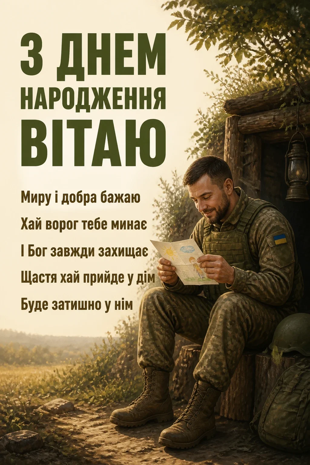 привітання з днем народження мужчині патріотичні