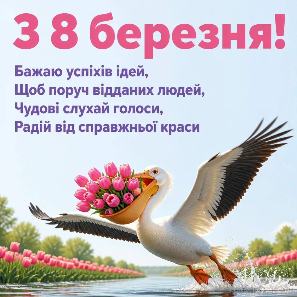 привітання з 8 березня прикольні