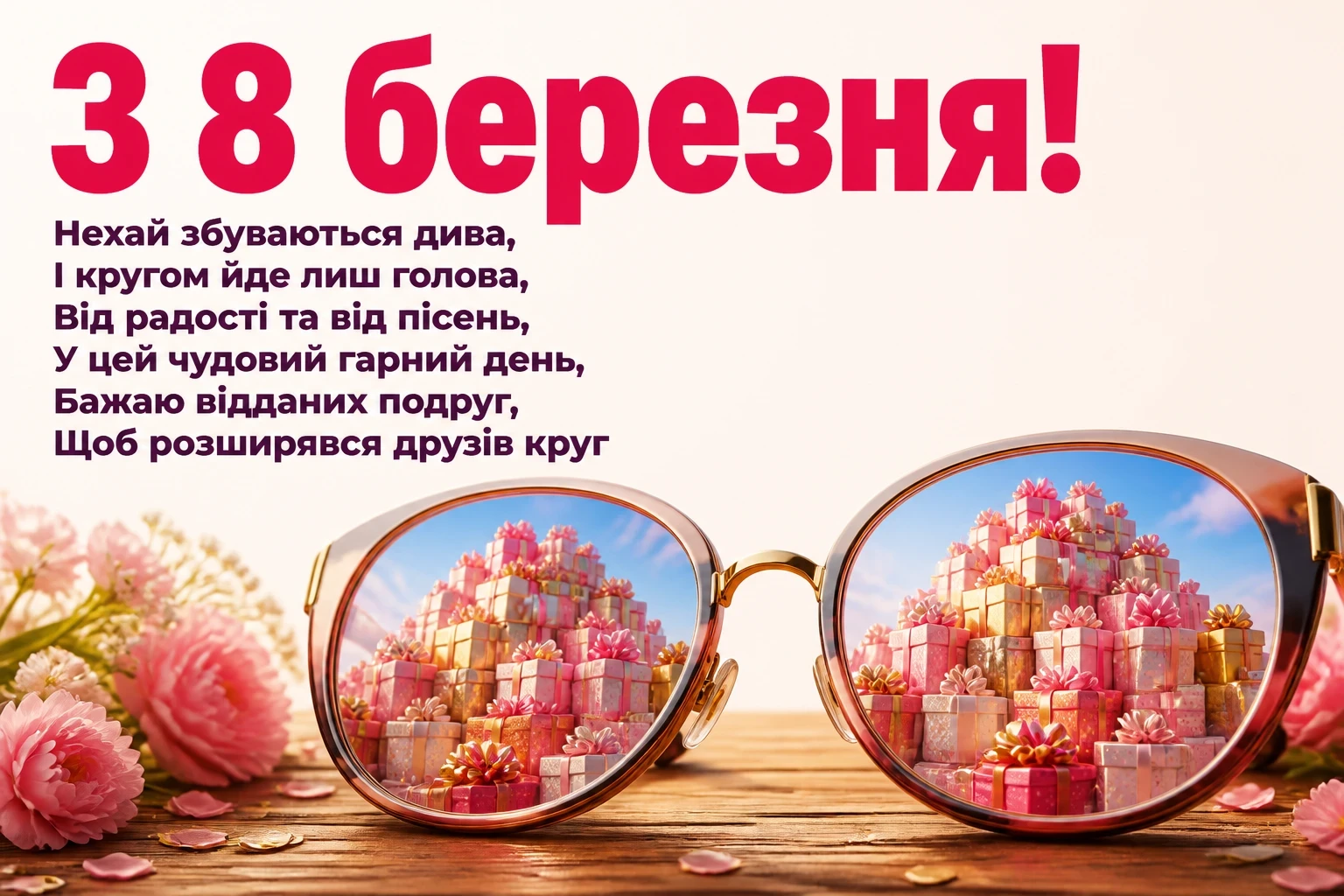 привітання з 8 березня прикольні
