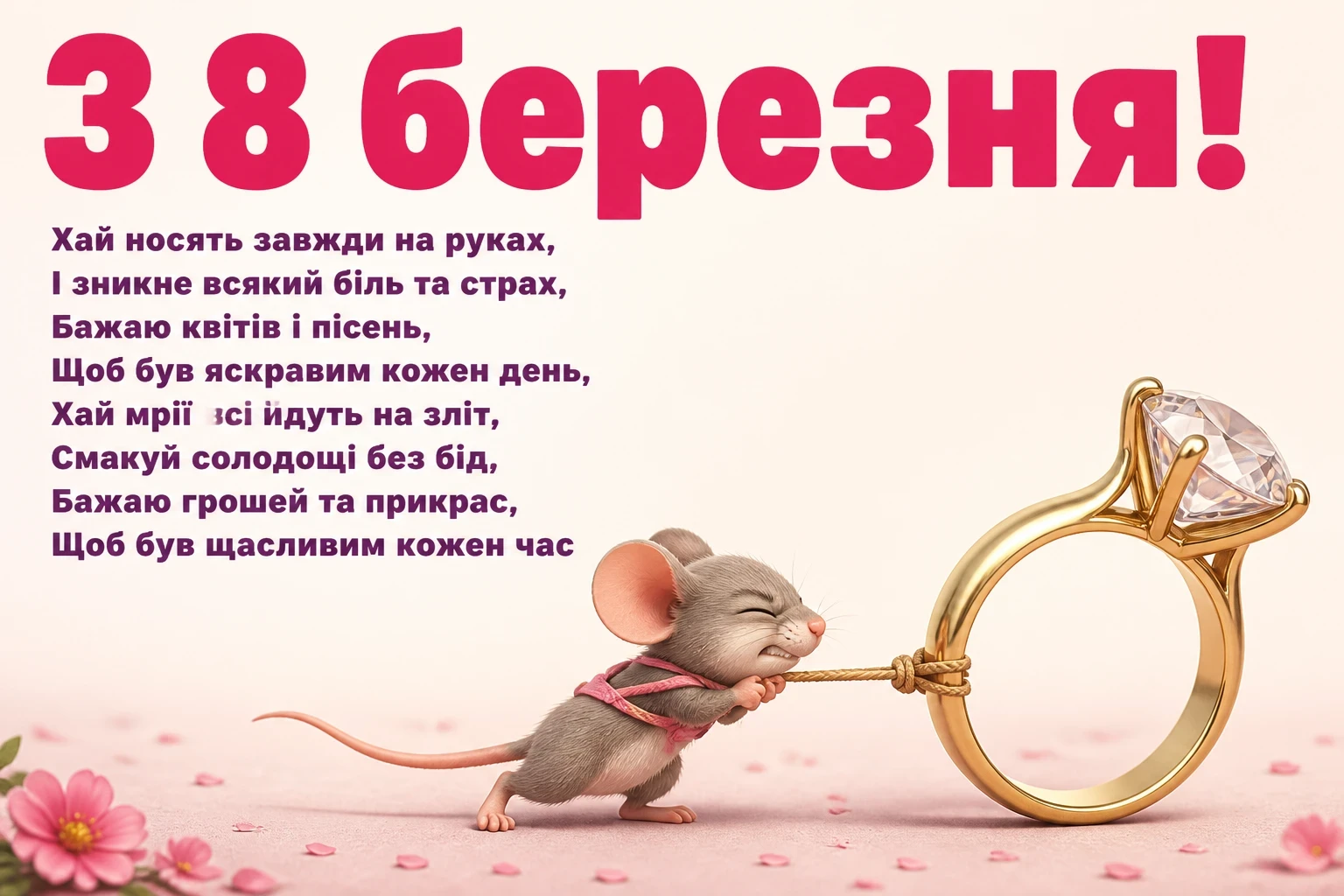 привітання з 8 березня прикольні