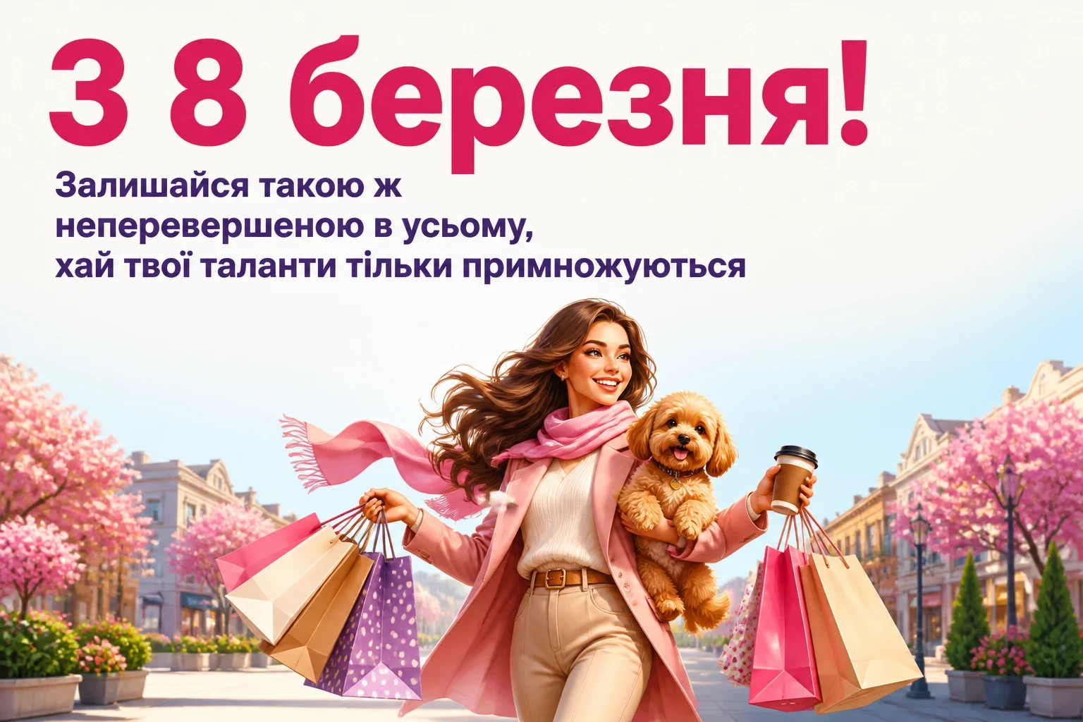 привітання з 8 березня прикольні