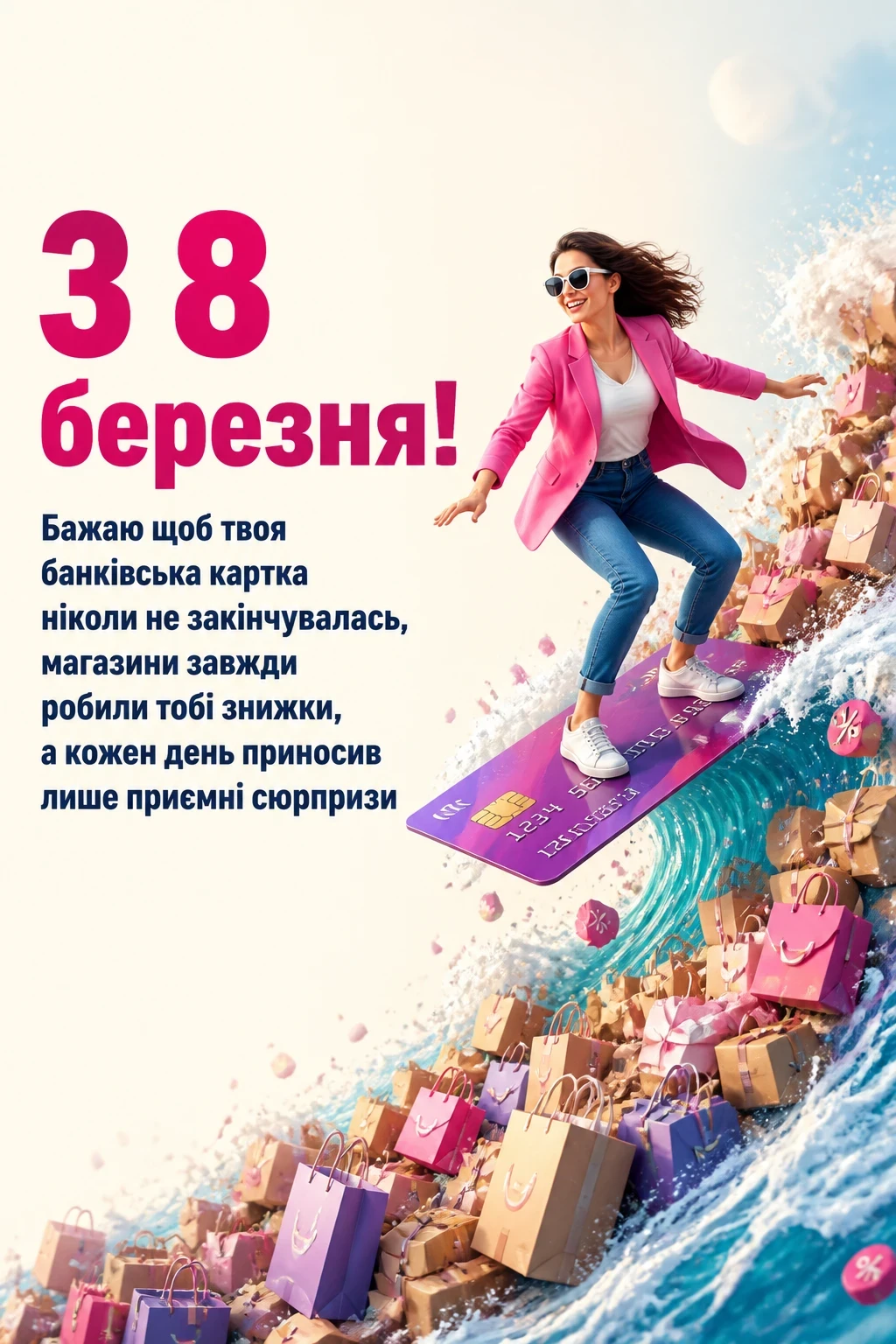 привітання з 8 березня прикольні