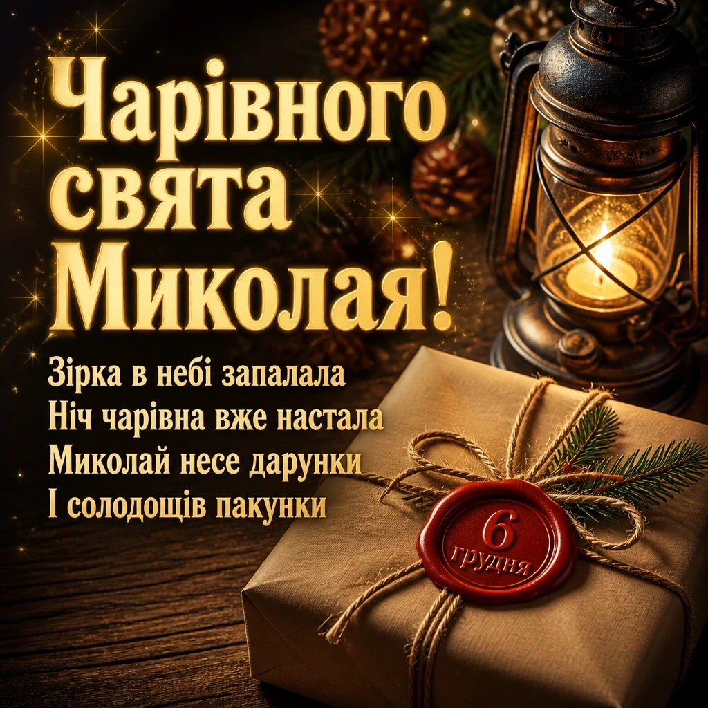 привітання з днем святого миколая 6 грудня привітання з днем святого миколая 6 грудня