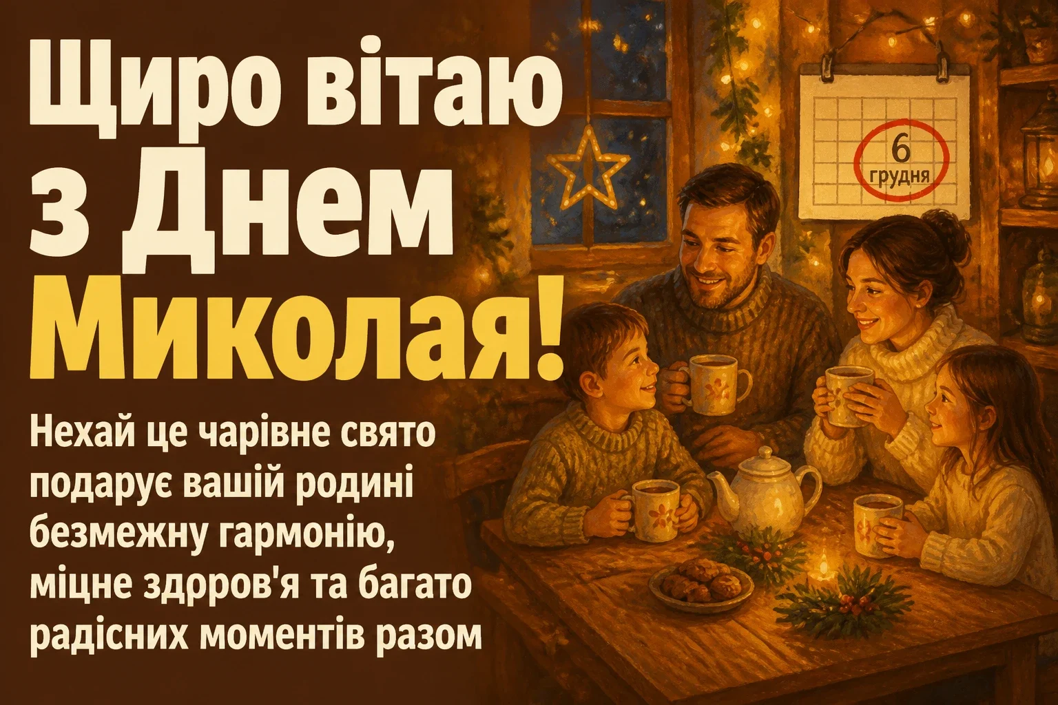 привітання з днем святого миколая 6 грудня привітання з днем святого миколая 6 грудня