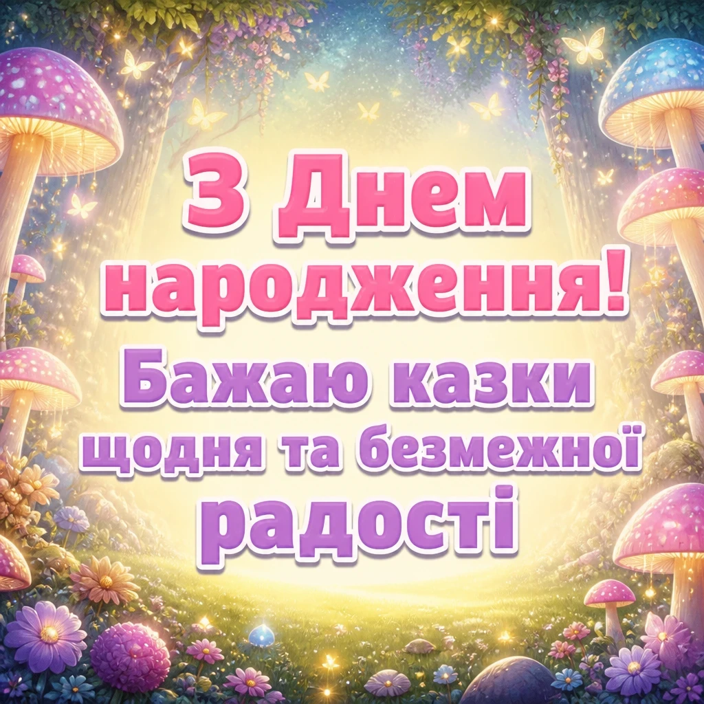 привітання з днем народження для дівчаток