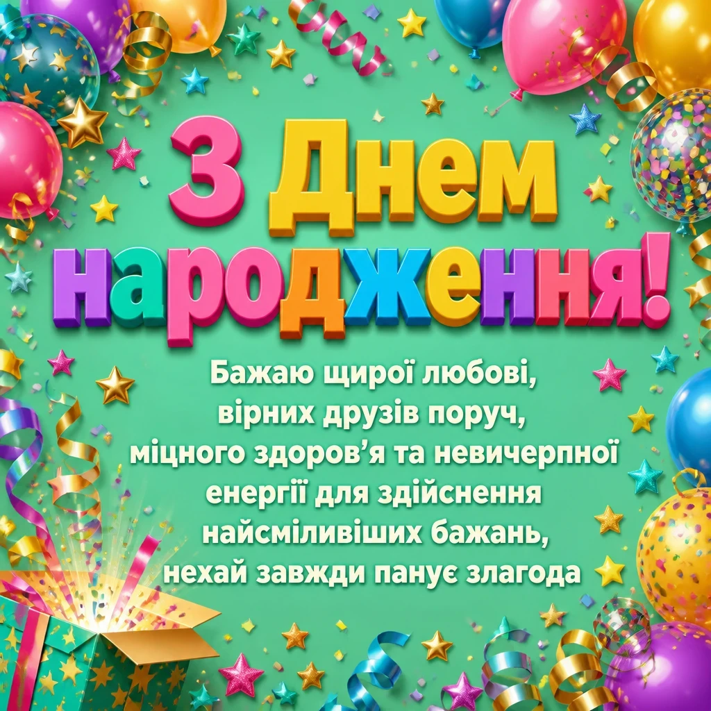 привітання з днем народження для дівчаток
