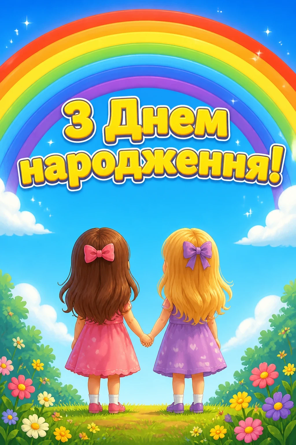 привітання з днем народження для дівчаток