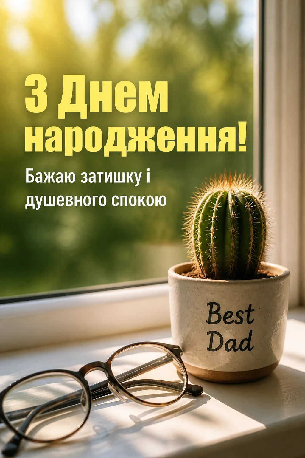привітання з днем народження татові від дочки