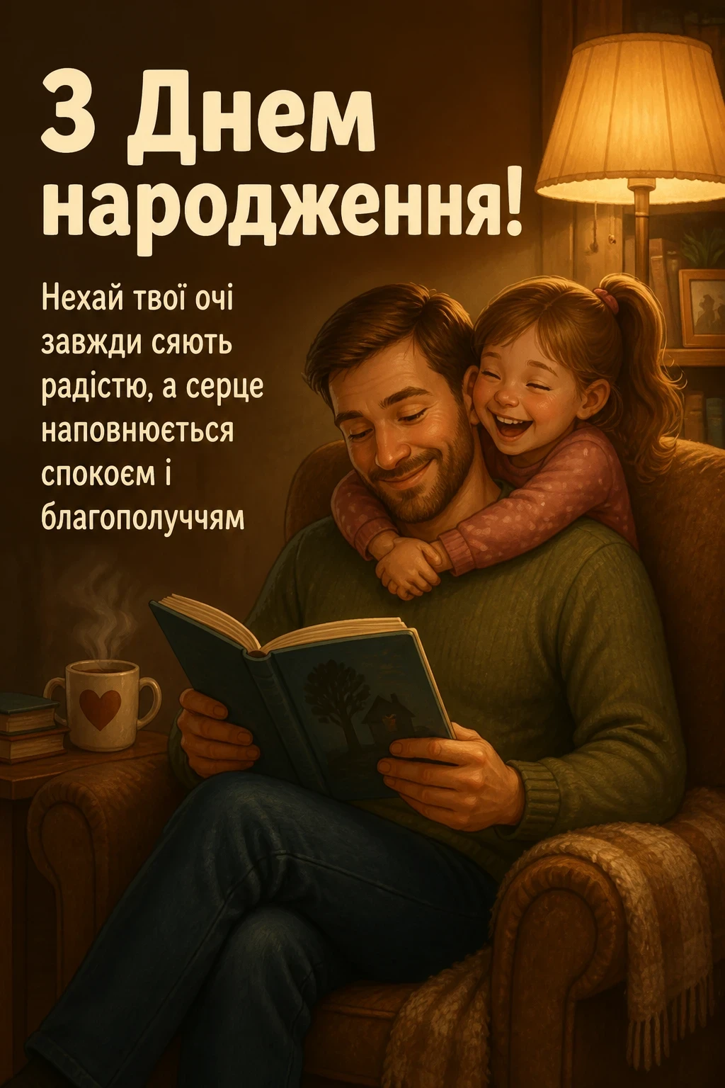 привітання з днем народження татові від дочки
