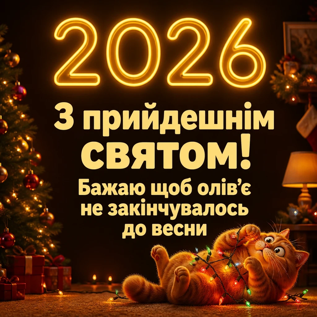 привітання з наступаючим новим роком 2026 привітання з наступаючим новим роком 2026