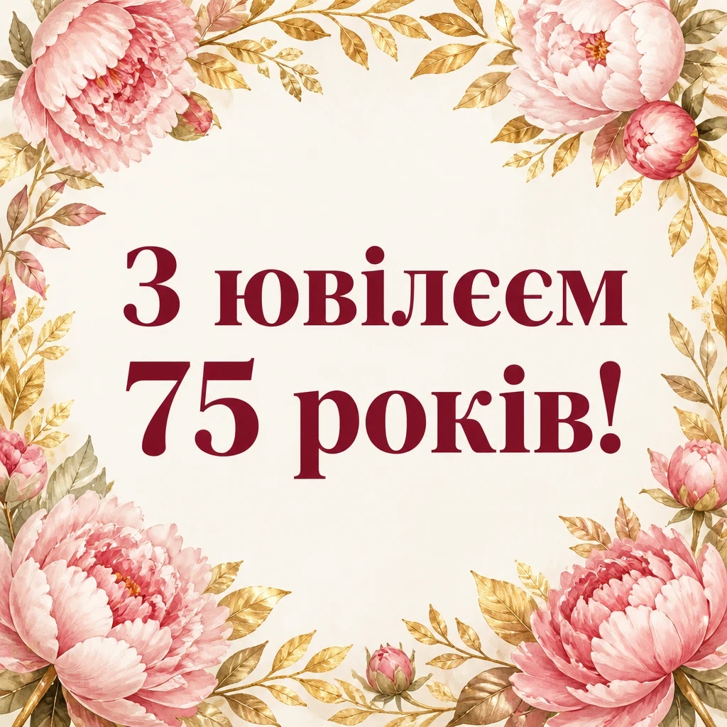 привітання з 75 річчям жінці