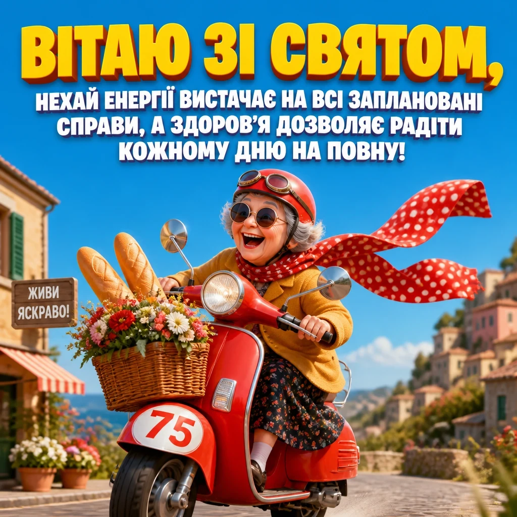 привітання з 75 річчям жінці