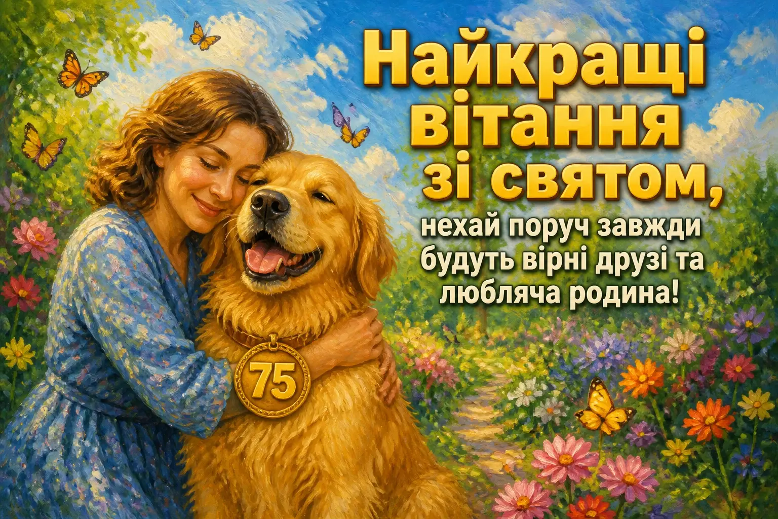 привітання з 75 річчям жінці