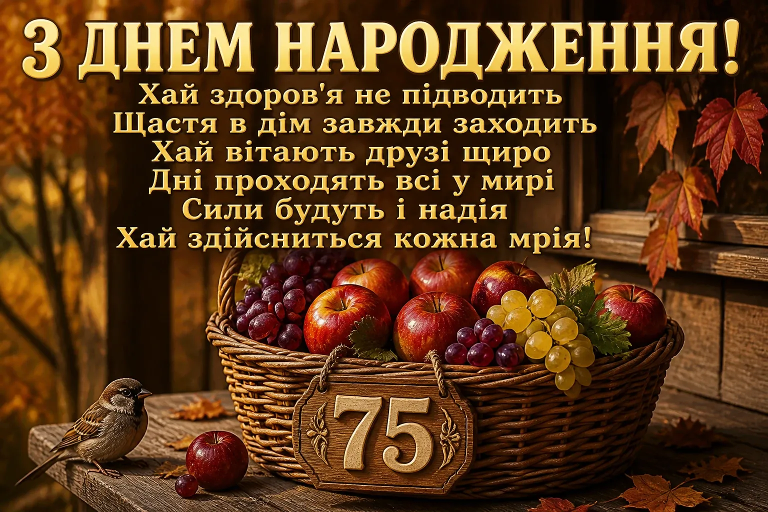 привітання з 75 річчям жінці