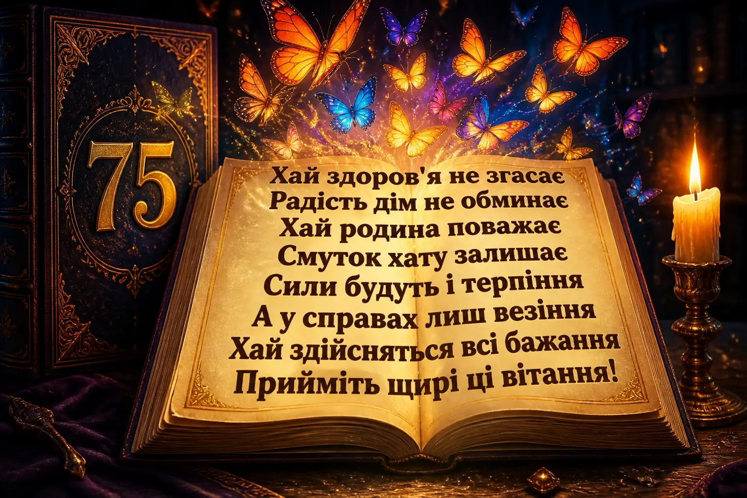 привітання з 75 річчям жінці