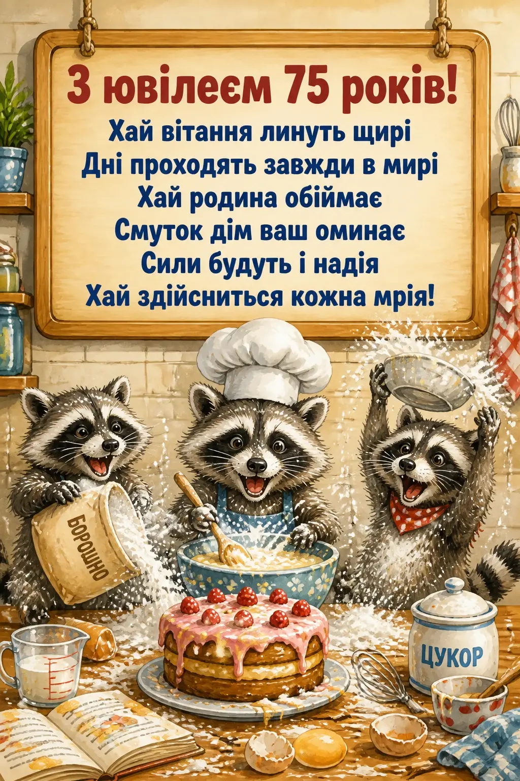 привітання з 75 річчям жінці