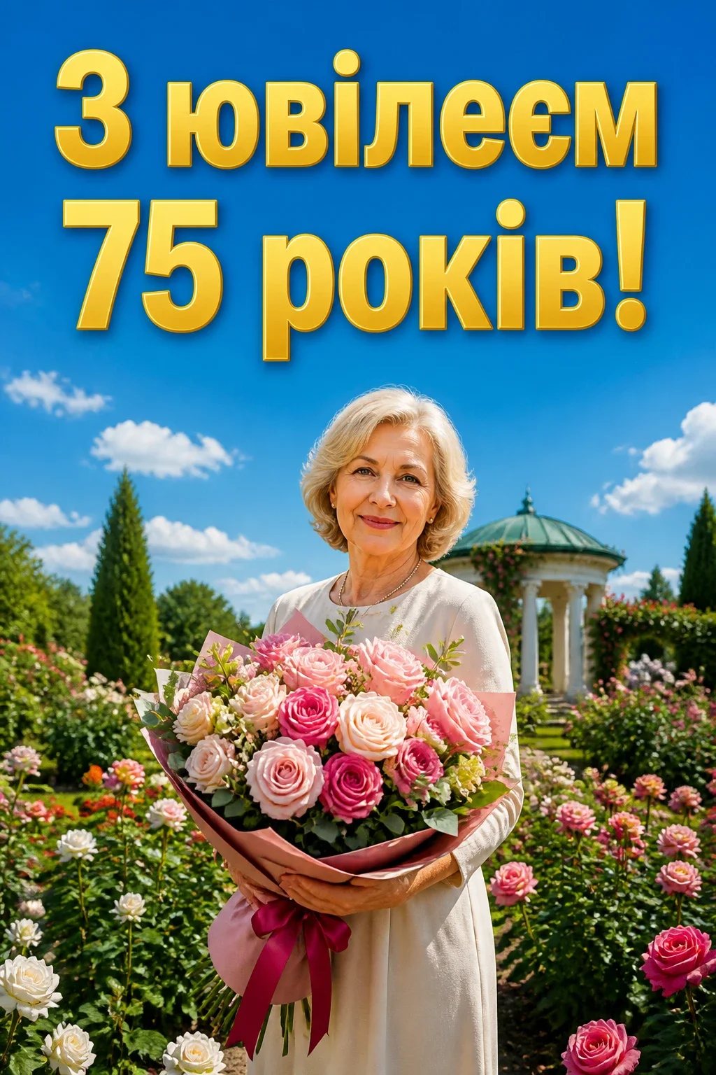 привітання з 75 річчям жінці