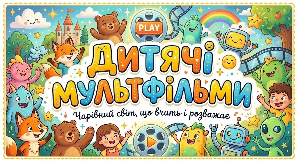 Дитячі мультфільми для різного віку і настрою